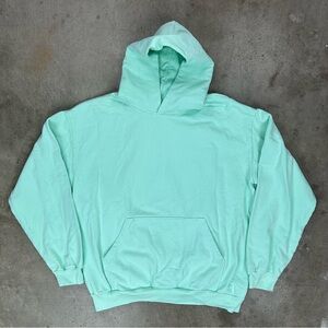 Los Angeles Apparel Mint Oversized Hooded Sweatshirt